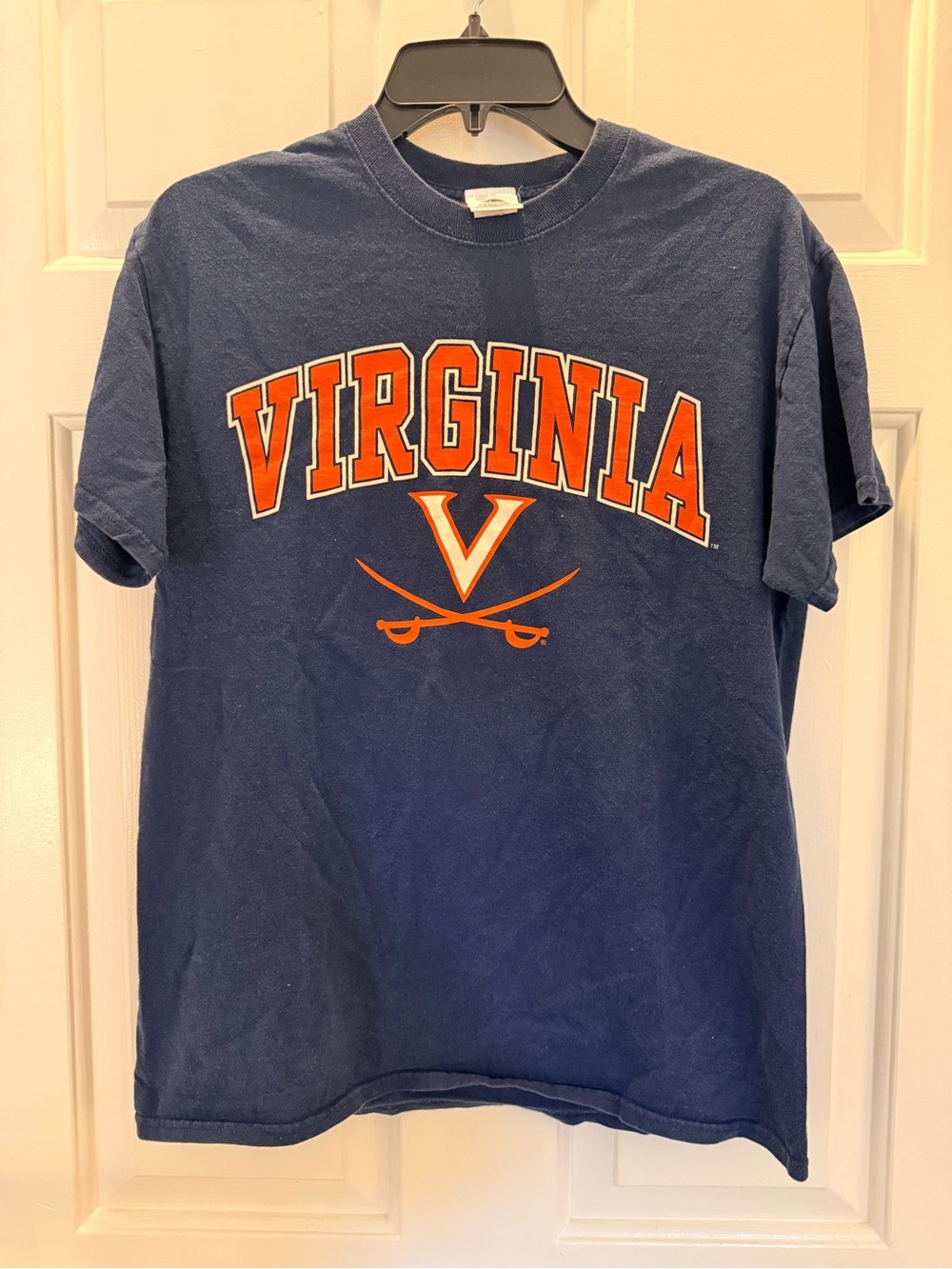 Virginia Cavaliers Navy Tee with Orange Logo